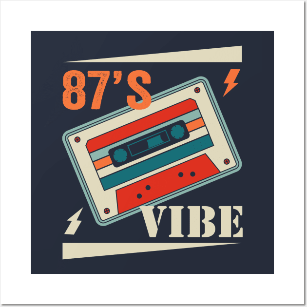 87’s Old Vibe Wall Art by Ortumuda